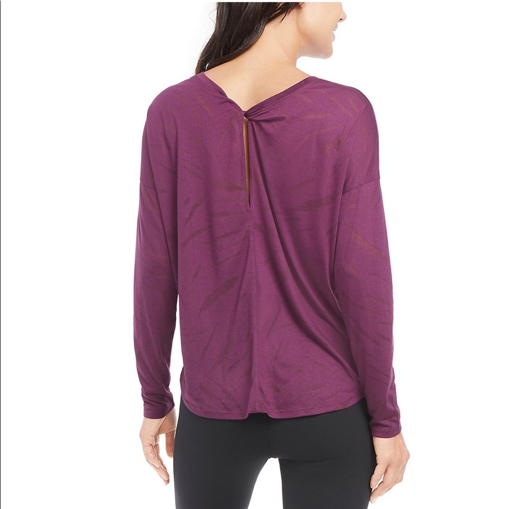 JOCKEY Sport® Twist-Back Burnout Top